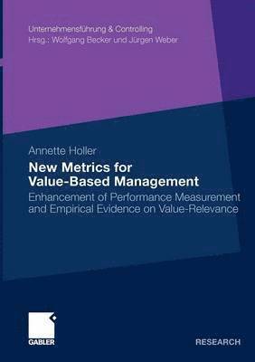 New Metrics for Value-Based Management 1