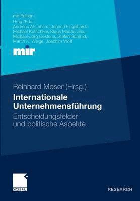 bokomslag Internationale Unternehmensfhrung