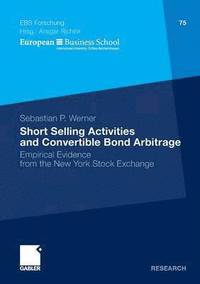 bokomslag Short Selling Activities and Convertible Bond Arbitrage