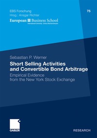 bokomslag Short Selling Activities and Convertible Bond Arbitrage