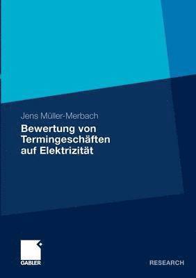 bokomslag Bewertung von Termingeschften auf Elektrizitt