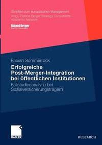 bokomslag Erfolgreiche Post-Merger-Integration bei ffentlichen Institutionen