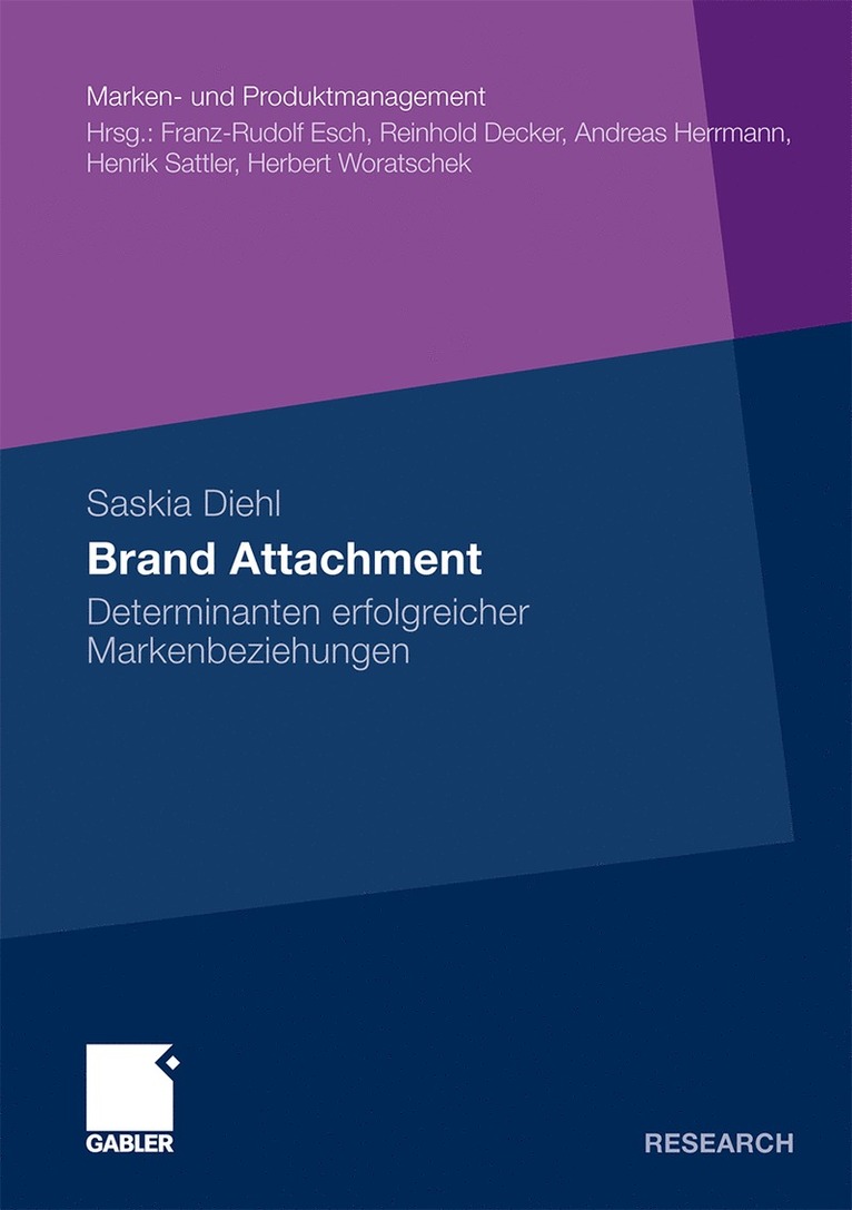 Saskia Diehl - Brand Attachment, Häftad