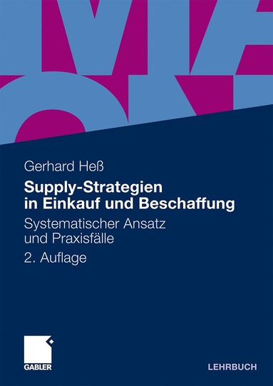 bokomslag Supply-Strategien in Einkauf und Beschaffung