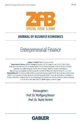 Wolfgang Breuer, Malte Brettel - Entrepreneurial Finance, Häftad