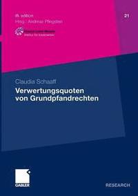 bokomslag Verwertungsquoten von Grundpfandrechten