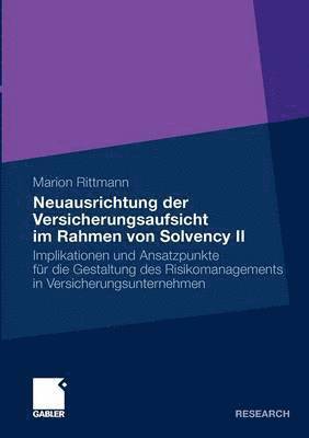 bokomslag Neuausrichtung der Versicherungsaufsicht im Rahmen von Solvency II