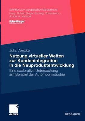 bokomslag Nutzung virtueller Welten zur Kundenintegration in die Neuproduktentwicklung