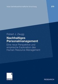 bokomslag Nachhaltiges Personalmanagement