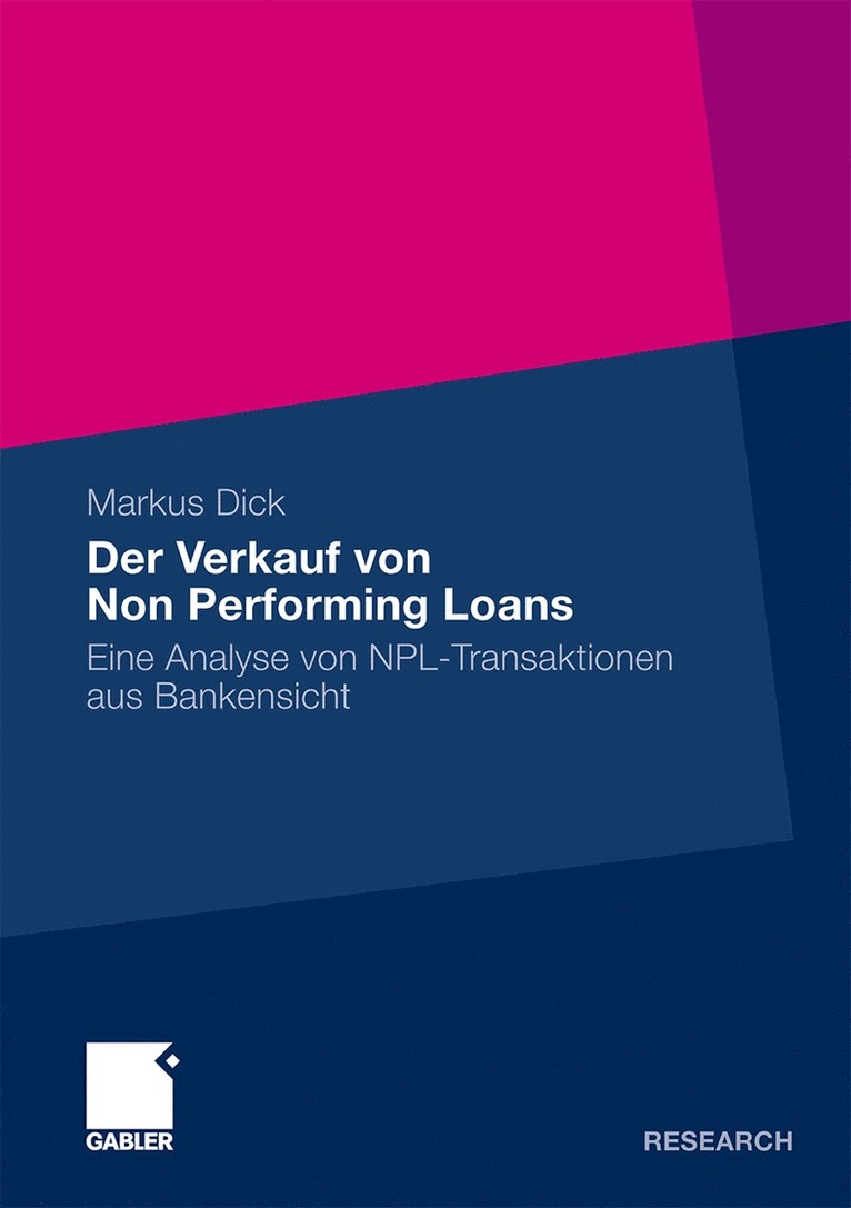 Markus Dick - Der Verkauf von Non Performing Loans, Häftad