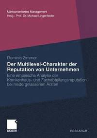 bokomslag Der Multilevel-Charakter der Reputation von Unternehmen