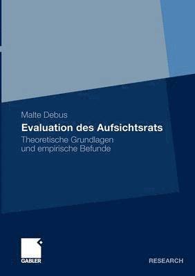 bokomslag Evaluation des Aufsichtsrats