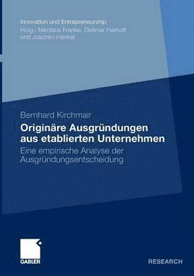 bokomslag Originre Ausgrndungen aus etablierten Unternehmen