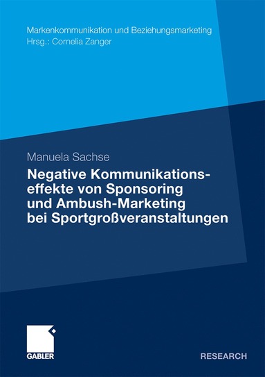 bokomslag Negative Kommunikationseffekte von Sponsoring und Ambush-Marketing bei Sportgroveranstaltungen