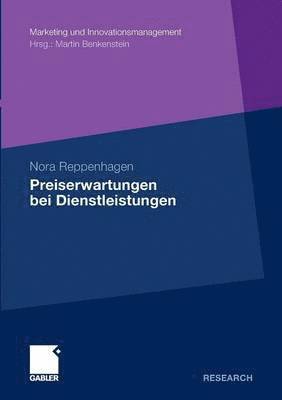 bokomslag Preiserwartungen bei Dienstleistungen