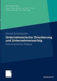 bokomslag Unternehmerische Orientierung und Unternehmenserfolg