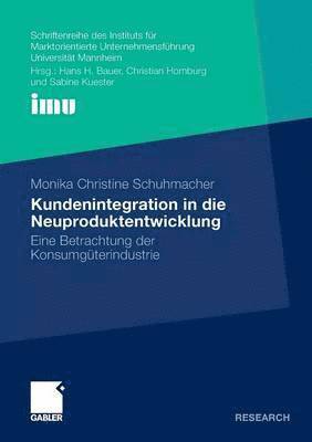 bokomslag Kundenintegration in die Neuproduktentwicklung