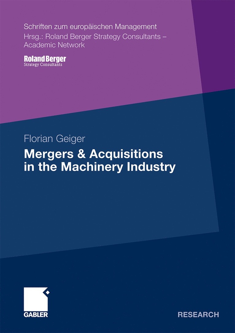 Mergers & Acquisitions in the Machinery Industry 1