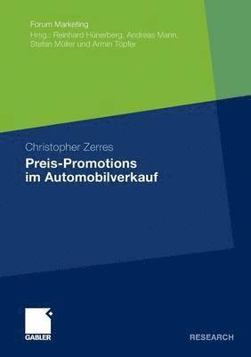 bokomslag Preis-Promotions im Automobilverkauf