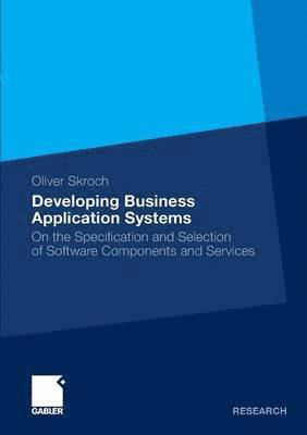 Developing Business Application Systems 1