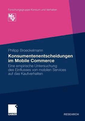 bokomslag Konsumentenentscheidungen im Mobile Commerce