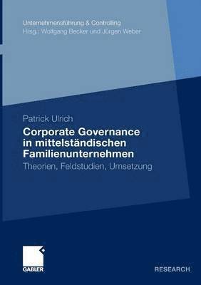 bokomslag Corporate Governance in mittelständischen Familienunternehmen