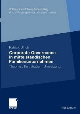 bokomslag Corporate Governance in mittelstndischen Familienunternehmen