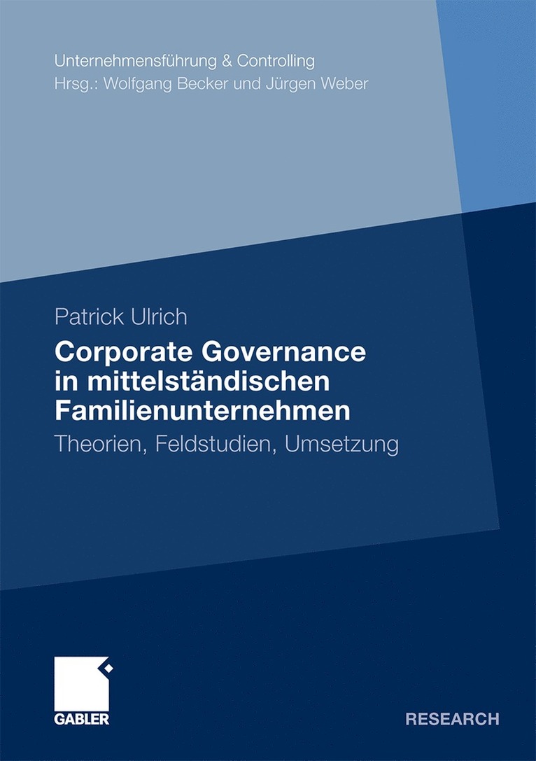 Patrick Ulrich - Corporate Governance in mittelständischen Familienunternehmen, Häftad