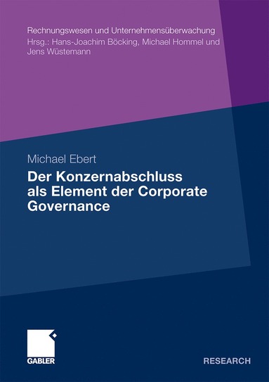 bokomslag Der Konzernabschluss als Element der Corporate Governance