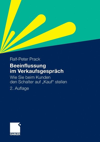 bokomslag Beeinflussung im Verkaufsgesprch