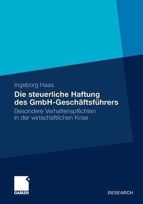 Die steuerliche Haftung des GmbH-Geschftsfhrers 1