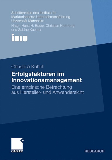 bokomslag Erfolgsfaktoren im Innovationsmanagement