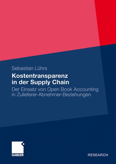 bokomslag Kostentransparenz in der Supply Chain