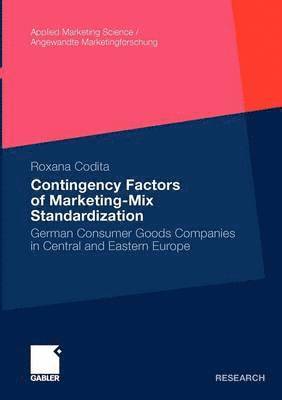 bokomslag Contingency Factors of Marketing-Mix Standardization