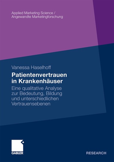 Vanessa Haselhoff - Patientenvertrauen in Krankenhäuser, Häftad