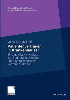 bokomslag Patientenvertrauen in Krankenhuser