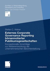 bokomslag Externes Corporate Governance Reporting brsennotierter Publikumsgesellschaften