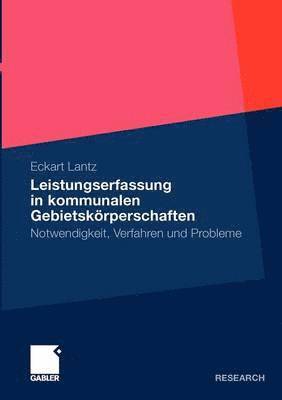 bokomslag Leistungserfassung in kommunalen Gebietskrperschaften