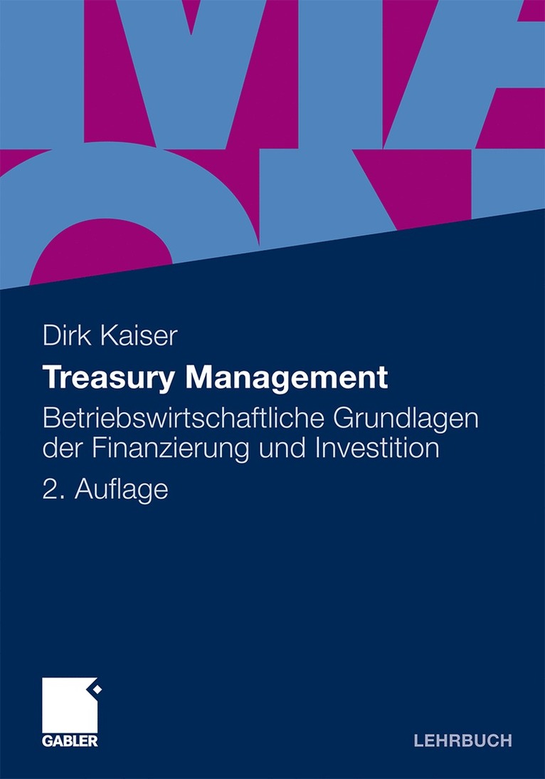 Dirk Kaiser - Treasury Management, Häftad