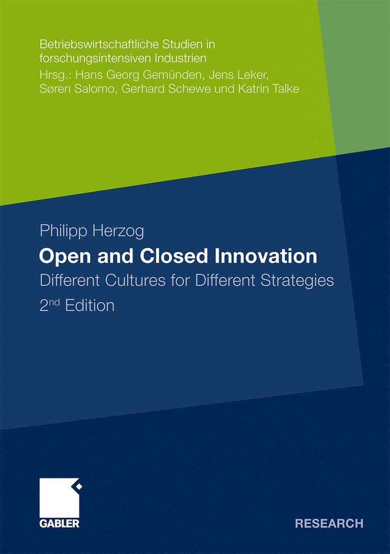 Open and Closed Innovation 1