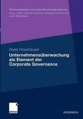 bokomslag Unternehmensberwachung als Element der Corporate Governance