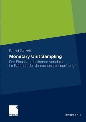 Bernd Giezek - Monetary Unit Sampling, Häftad