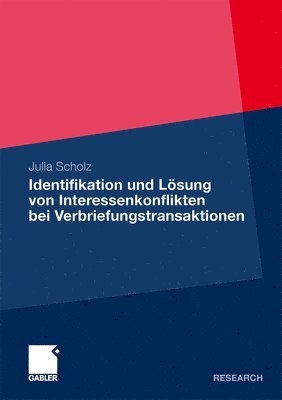 bokomslag Identifikation und Lsung von Interessenkonflikten bei Verbriefungstransaktionen