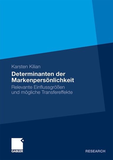 Karsten Kilian - Determinanten der Markenpersönlichkeit, Häftad
