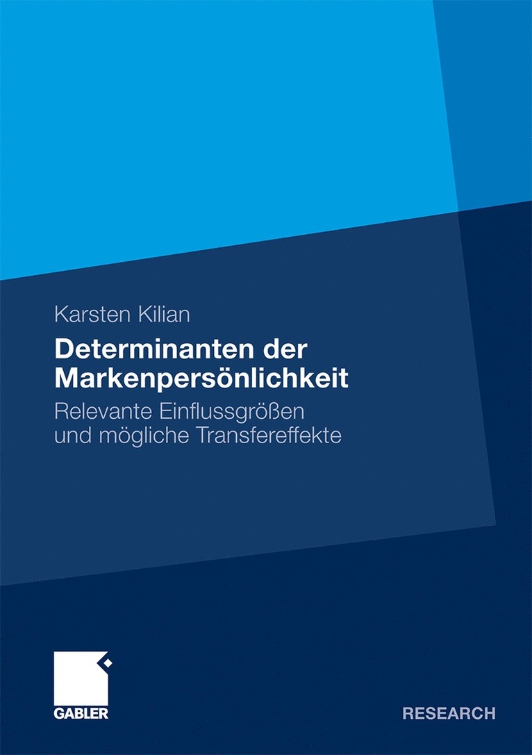 Karsten Kilian - Determinanten der Markenpersönlichkeit, Häftad
