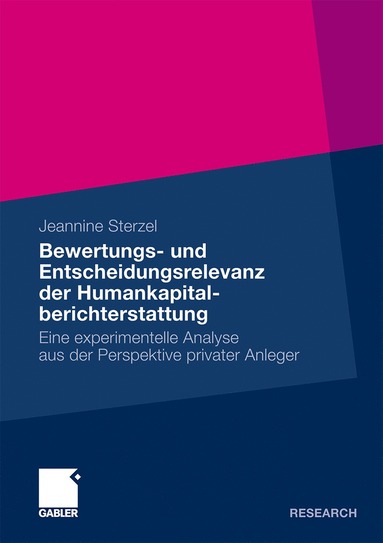 bokomslag Bewertungs- und Entscheidungsrelevanz der Humankapitalberichterstattung