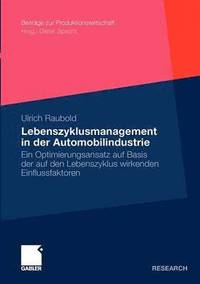 bokomslag Lebenszyklusmanagement in der Automobilindustrie