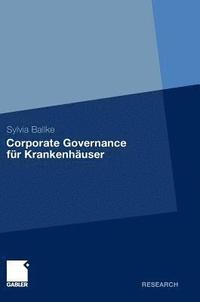 bokomslag Corporate Governance fr Krankenhuser