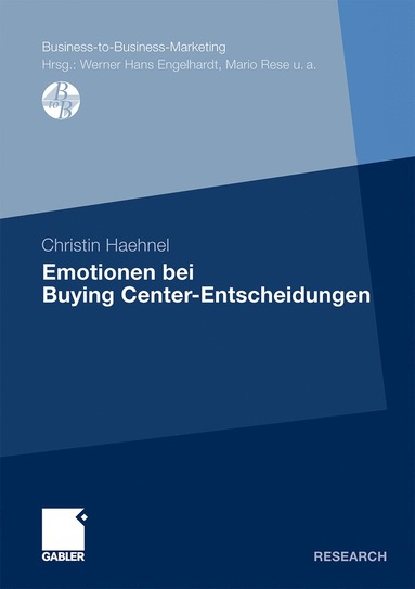 bokomslag Emotionen bei Buying Center-Entscheidungen