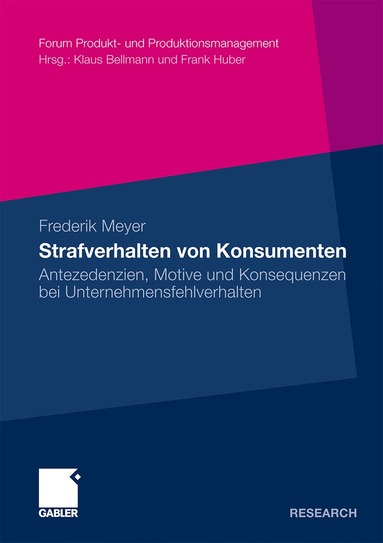 Frederik Meyer - Strafverhalten von Konsumenten, Häftad
